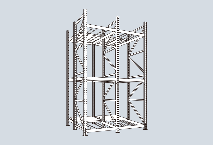 Push-back rack